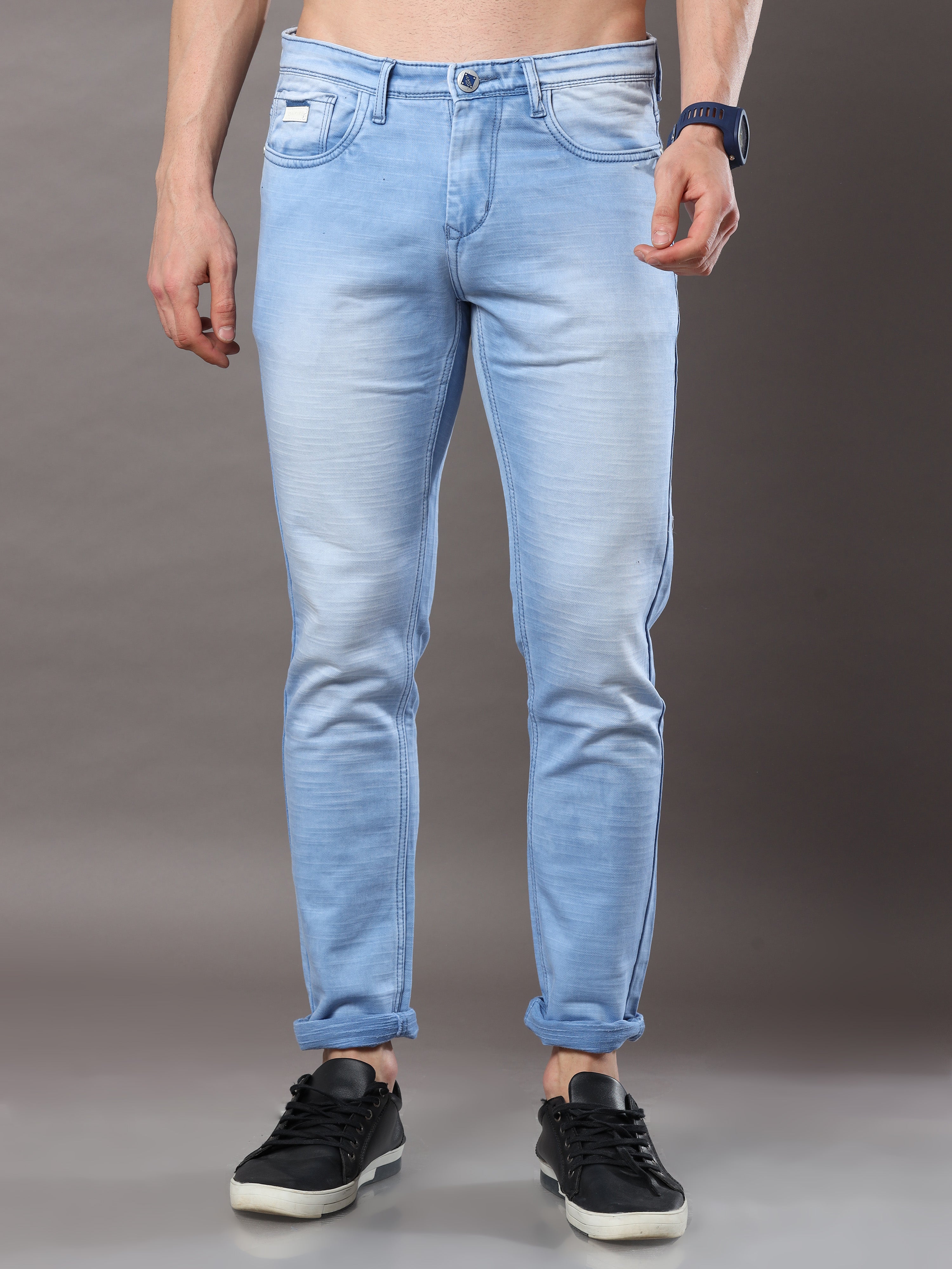 The Row | Carlisle Straight-Leg Jean in Light Blue Denim With Contrast  Stitching justoneeye.com